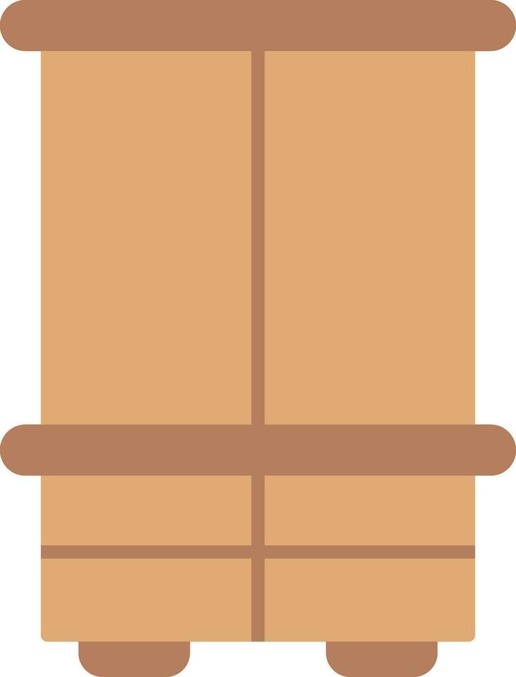 Wardrobe Flat Icon vector