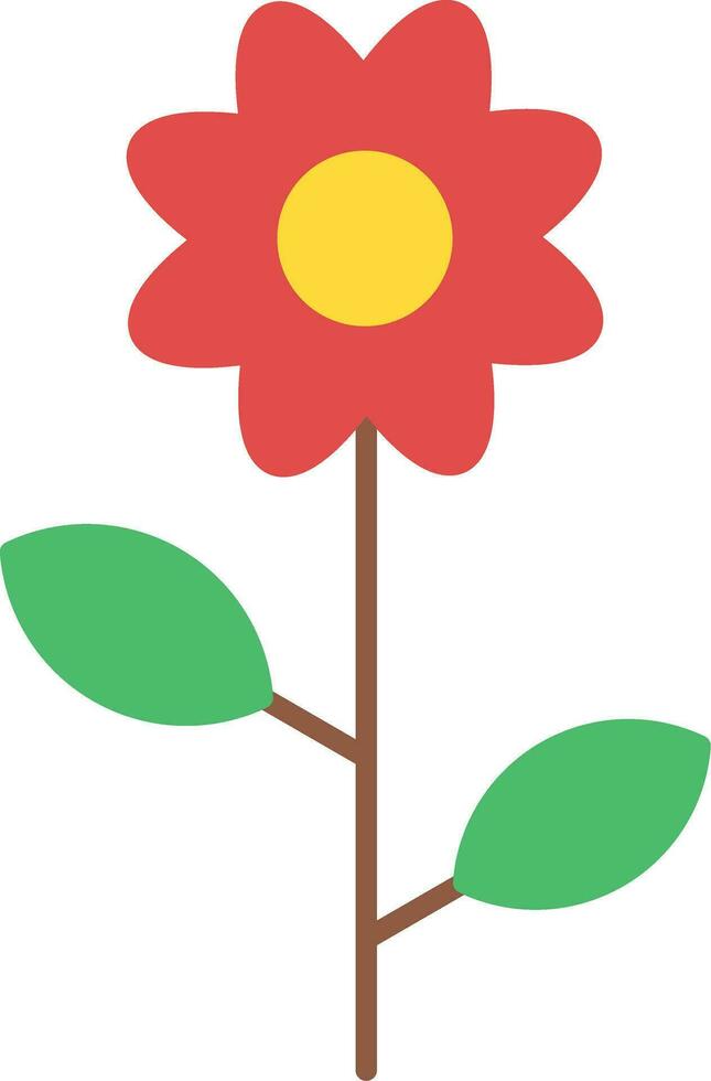 Flowers Flat Icon vector