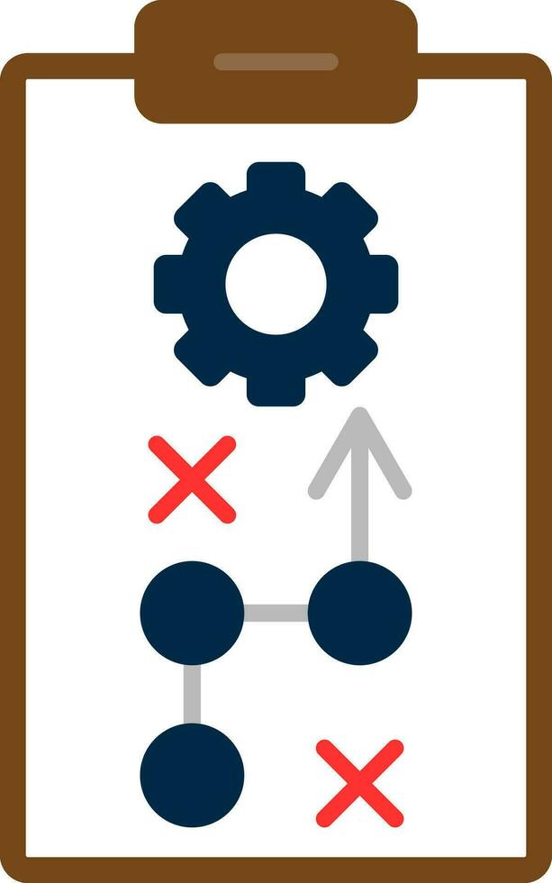 Strategy Flat Icon vector