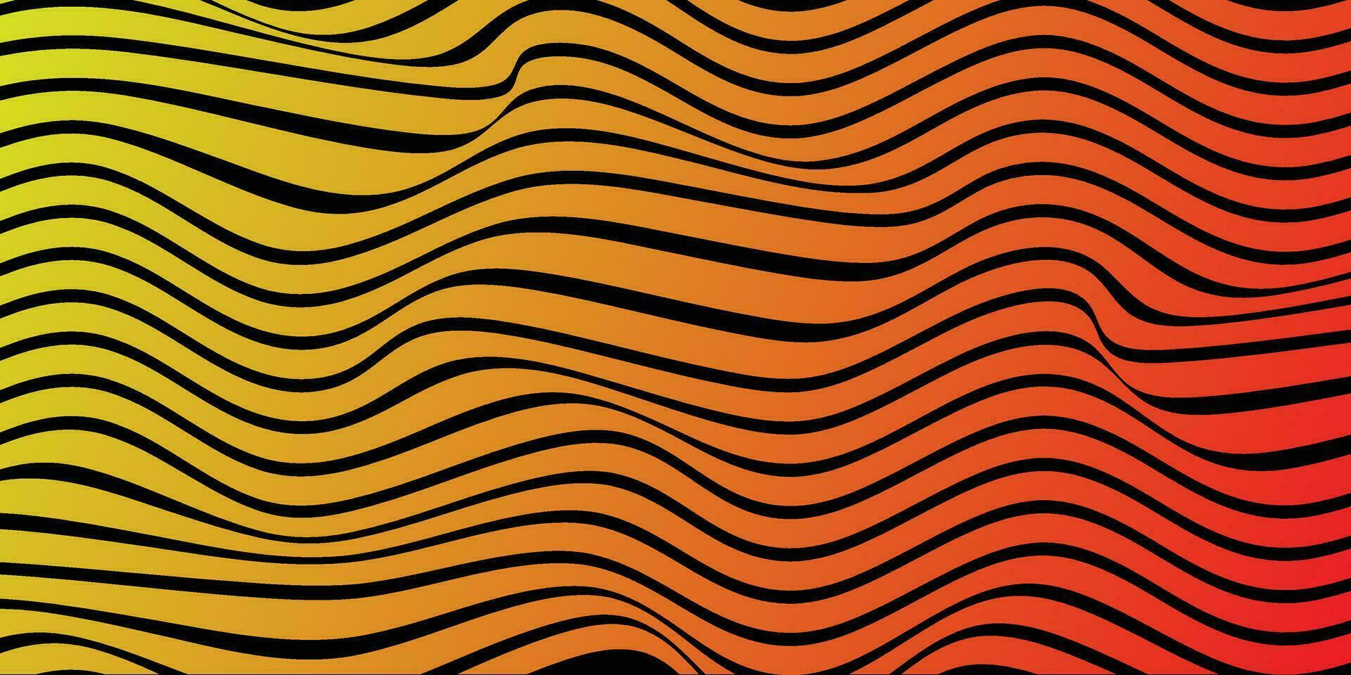 Abstract curved wavy lines pattern vector illustration.