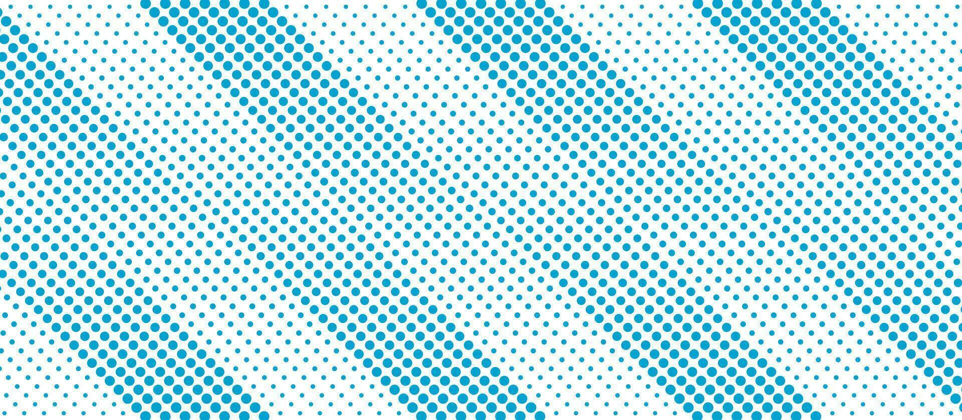 Abstract blue dotted pattern geometric background vector