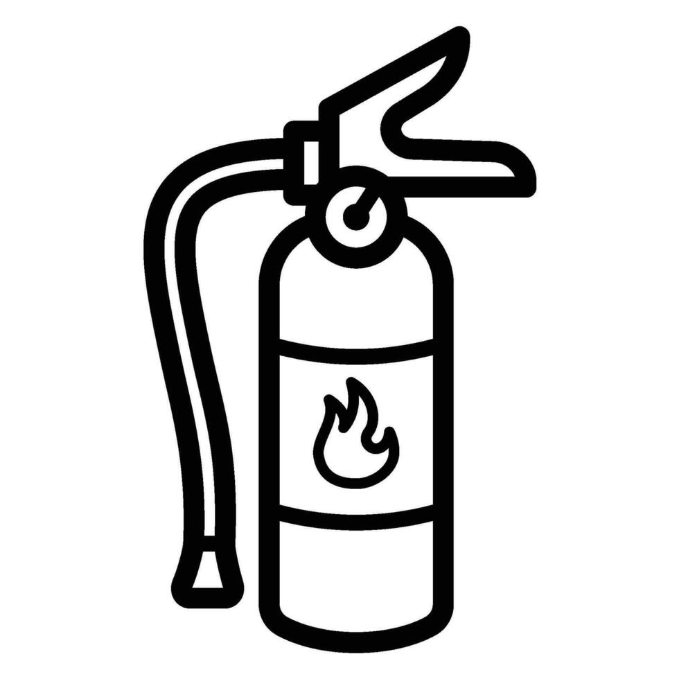 fire extinguisher icon for graphic and web design vector