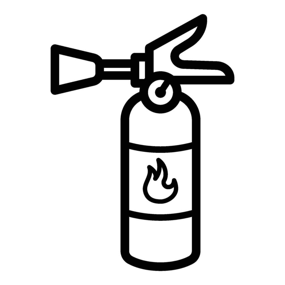 fire extinguisher icon for graphic and web design vector