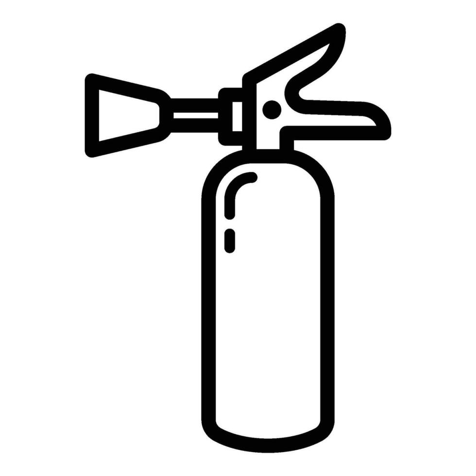 fire extinguisher icon for graphic and web design vector