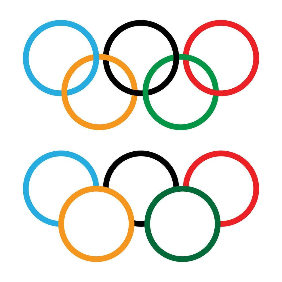 Olympic game logo vector illustration.