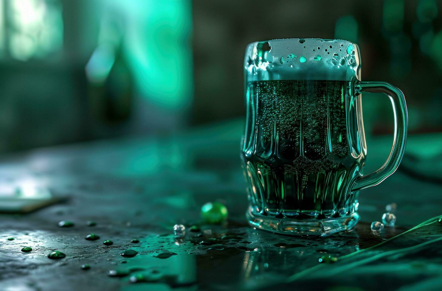 AI generated st patrick's day st patrick's day beer photo