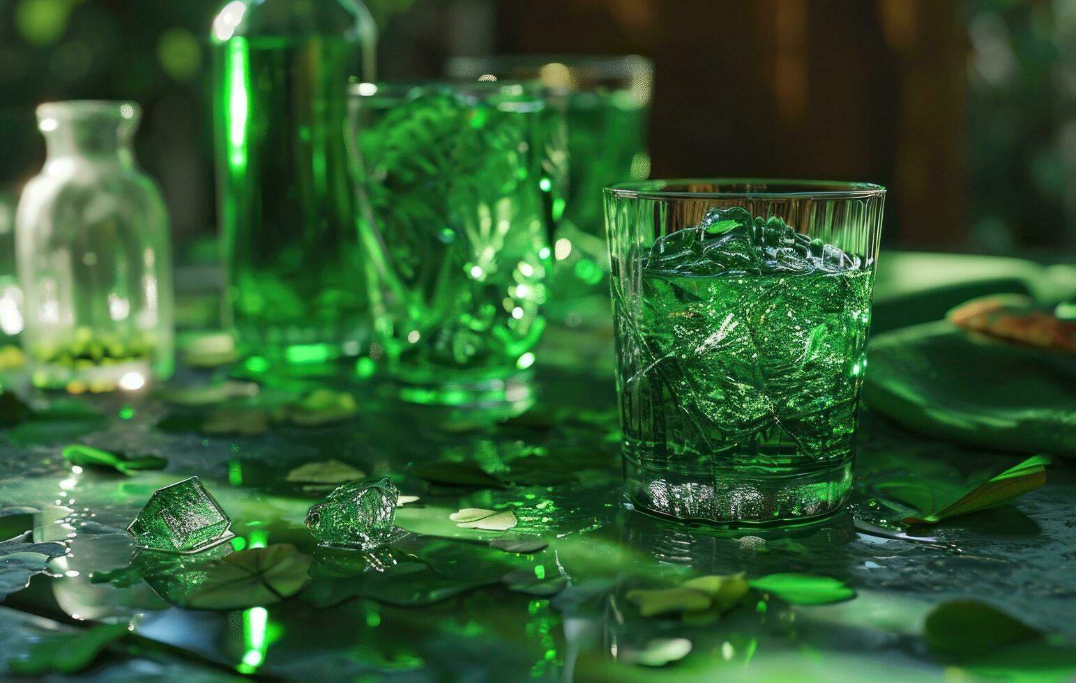 AI generated st patrick's day party photo