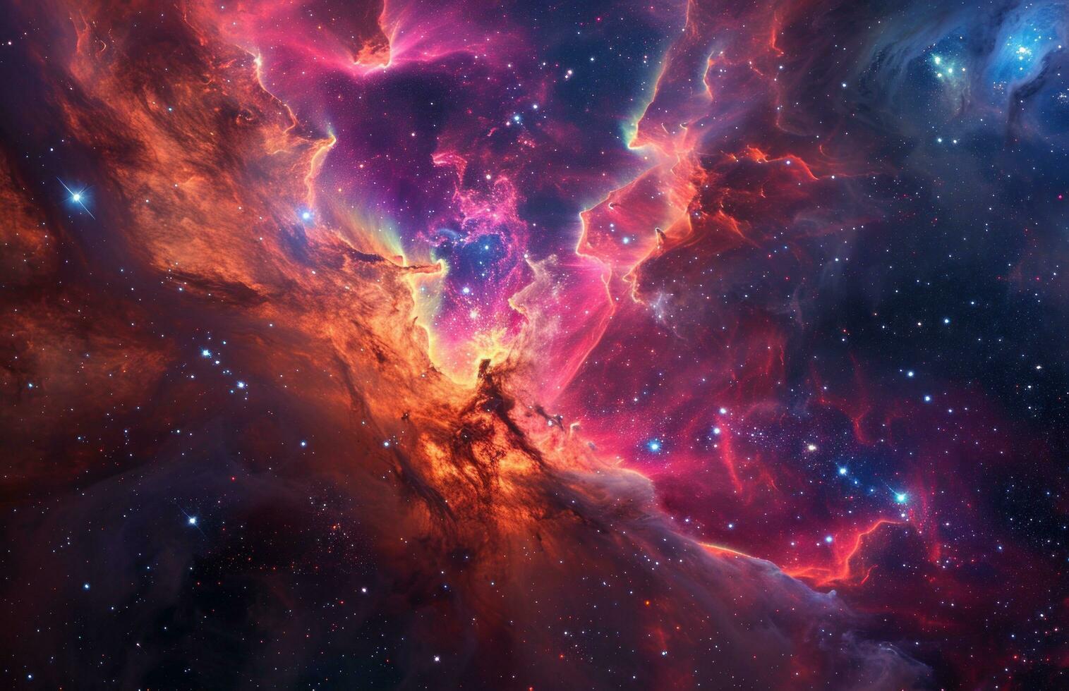 AI generated the nebula in inner space photo