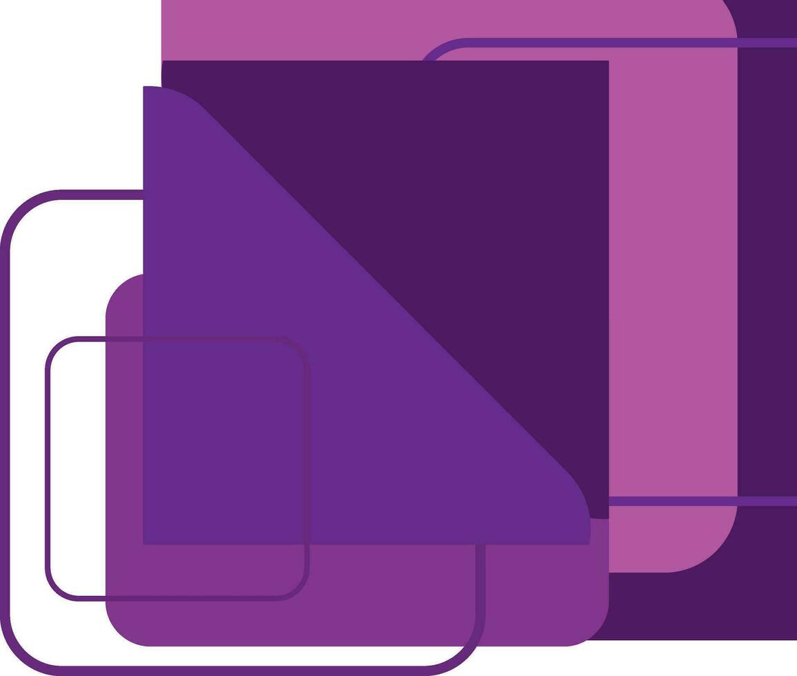 Corner geometric shape vector element