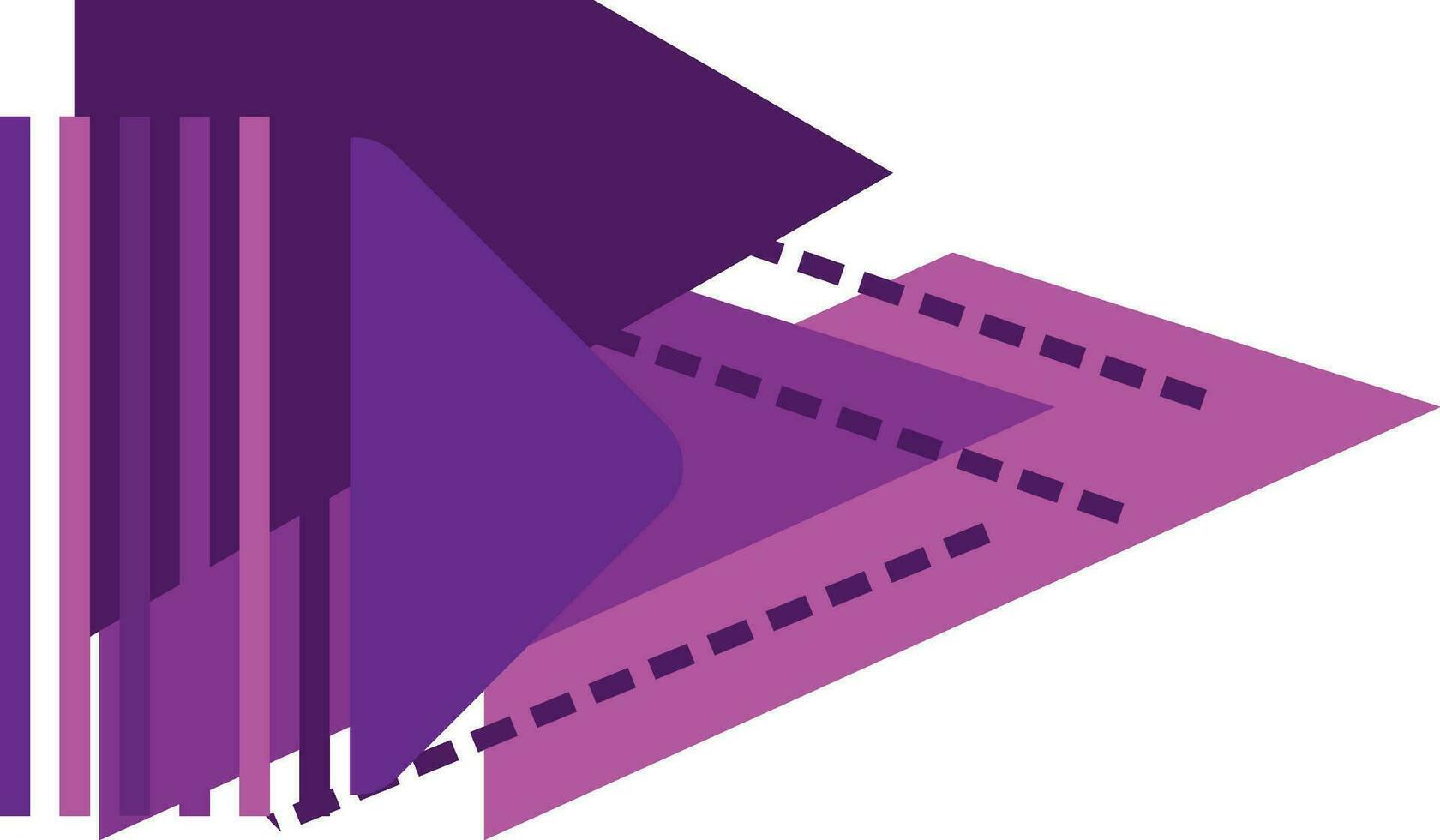 Corner geometric shape vector element