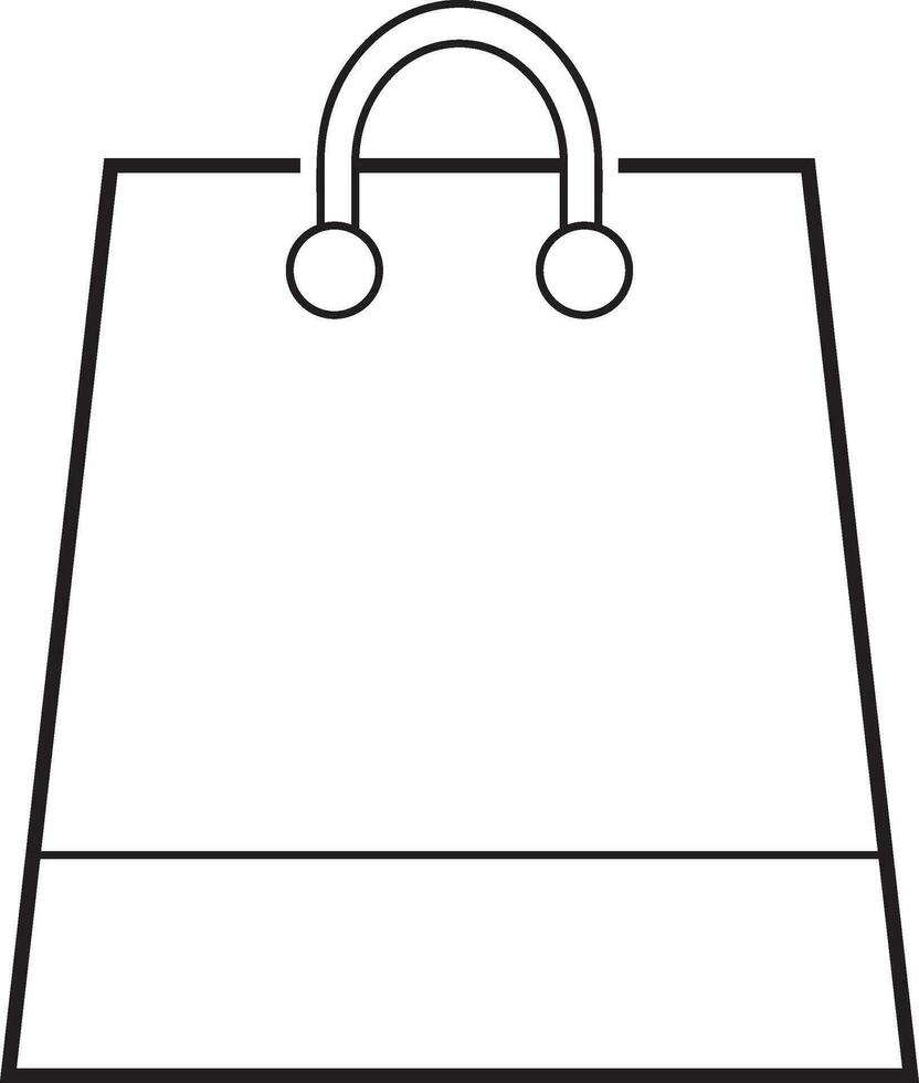 Store icon line outline vector element