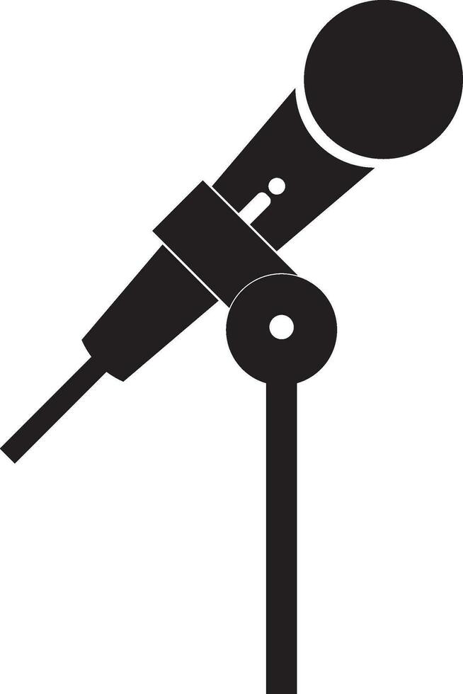 Podcast microphone icon vector element
