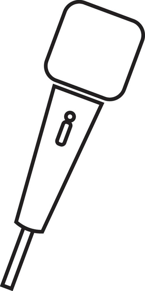Podcast microphone icon vector element