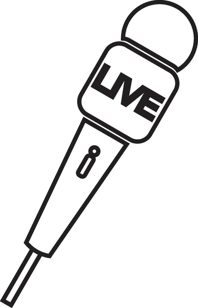Podcast microphone icon vector element
