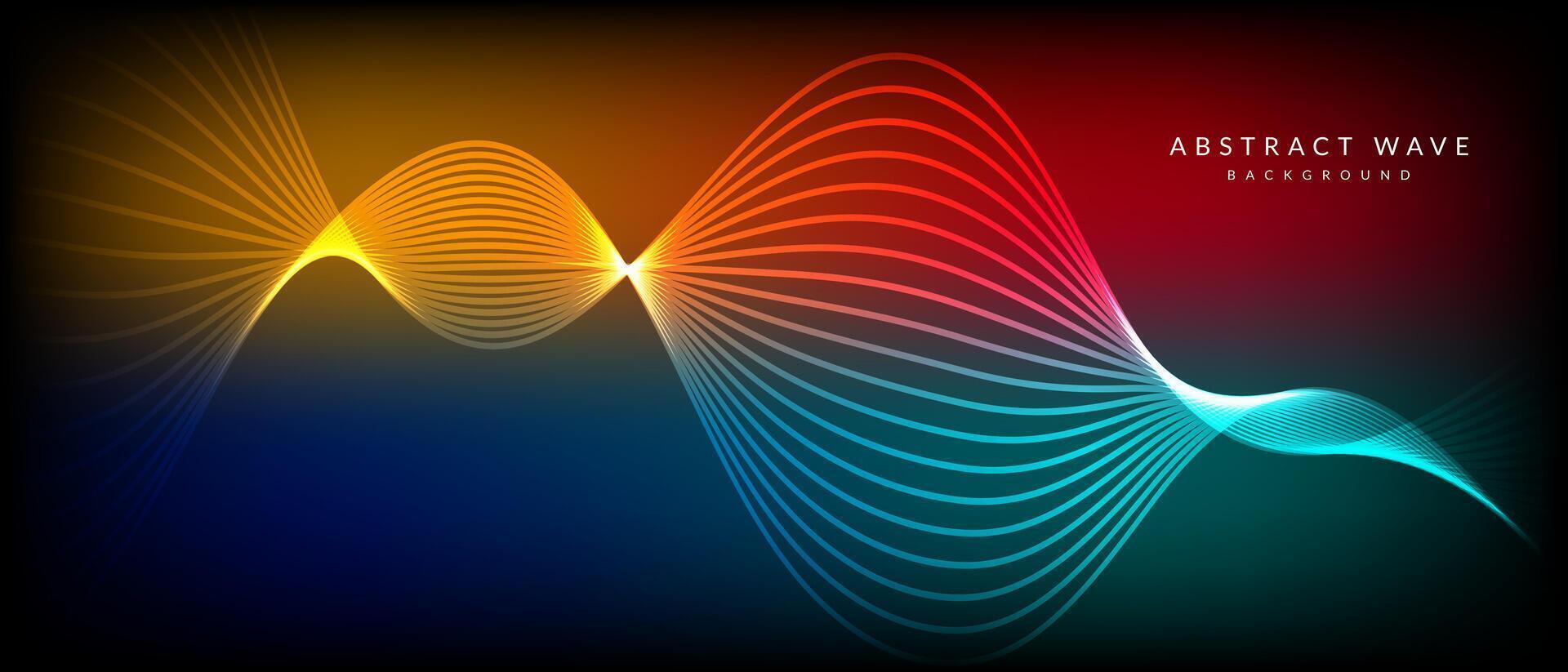 abstract wave line art 36760290 Vector Art at Vecteezy