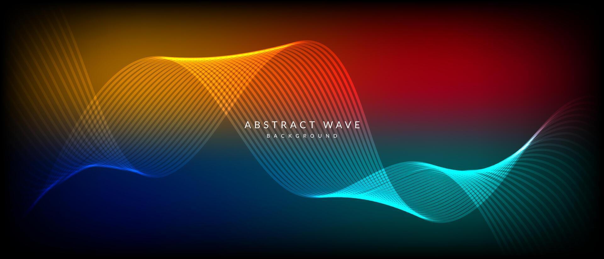 abstract wave line art 36760298 Vector Art at Vecteezy