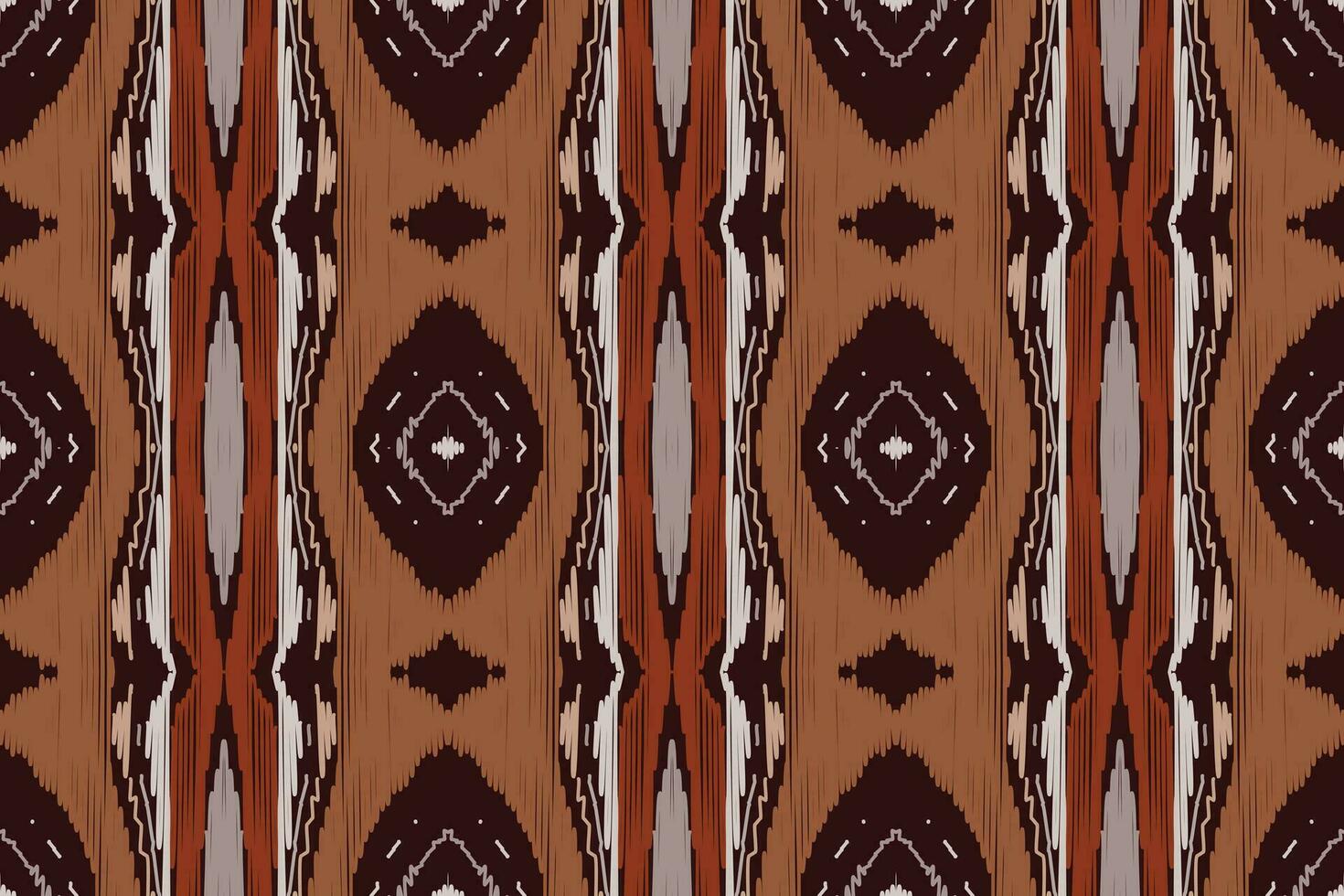 bordado de paisley floral ikat sobre fondo blanco.patrón oriental étnico geométrico tradicional.ilustración vectorial abstracta de estilo azteca.diseño para textura,tela,ropa,envoltura,decoración,sarong. vector