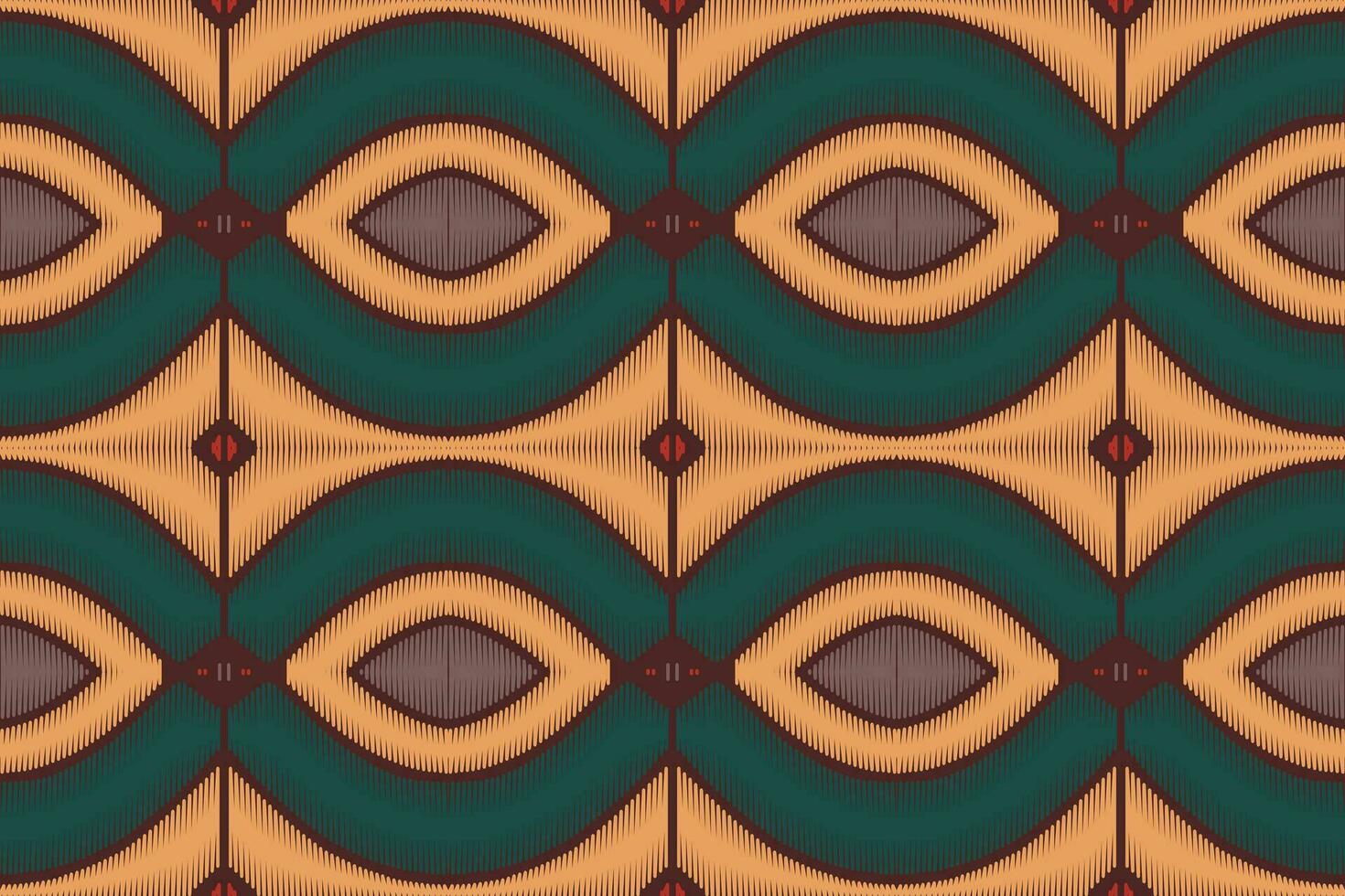 bordado de paisley floral ikat sobre fondo blanco.patrón oriental étnico geométrico tradicional.ilustración vectorial abstracta de estilo azteca.diseño para textura,tela,ropa,envoltura,decoración,sarong. vector