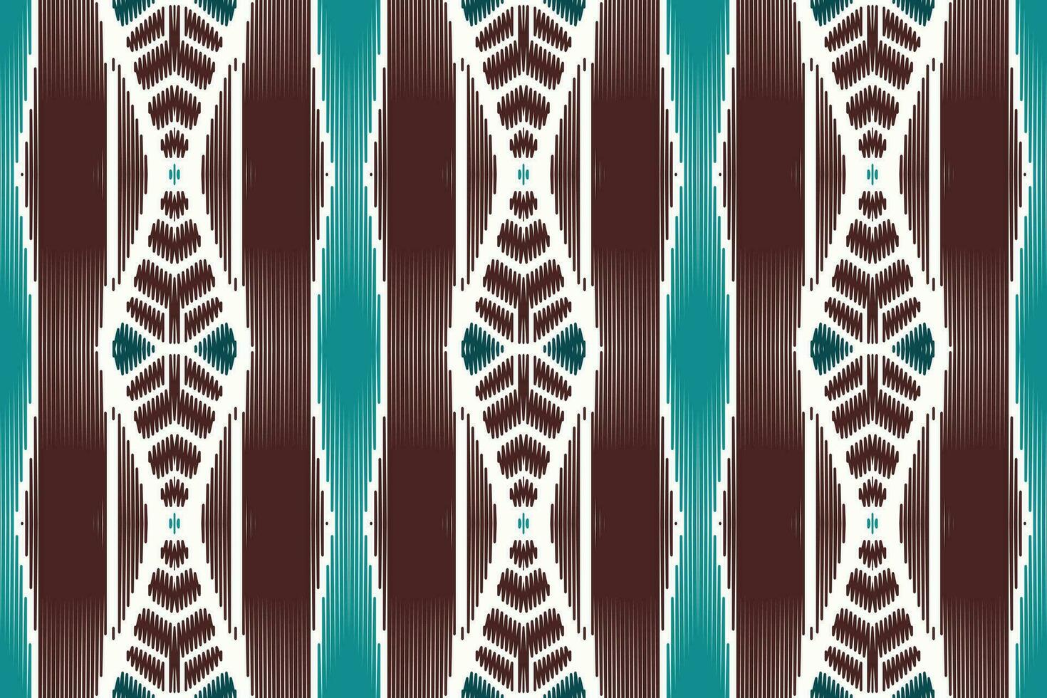 African Ikat floral paisley embroidery on white background.geometric ethnic oriental pattern traditional.Aztec style abstract vector illustration.design for texture,fabric,clothing,wrapping,carpet.