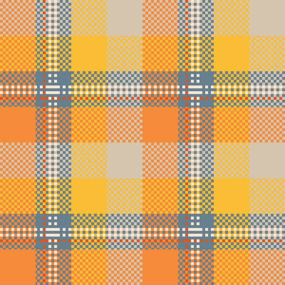 Tartan Seamless Pattern. Traditional Scottish Checkered Background. for Scarf, Dress, Skirt, Other Modern Spring Autumn Winter Fashion Textile Design. vector