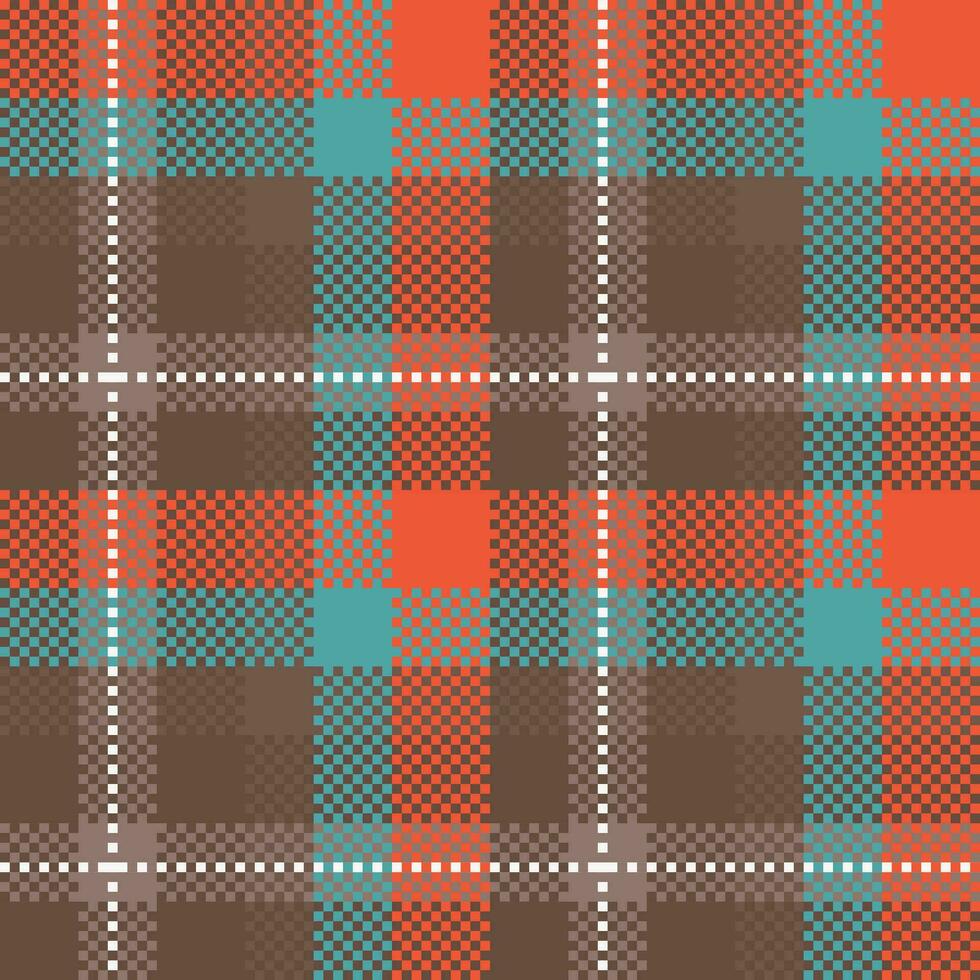 Plaid Pattern Seamless. Checkerboard Pattern Template for Design Ornament. Seamless Fabric Texture. vector