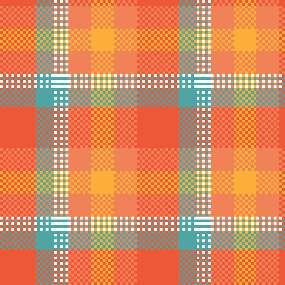 Plaid Pattern Seamless. Scottish Tartan Pattern Template for Design Ornament. Seamless Fabric Texture. vector