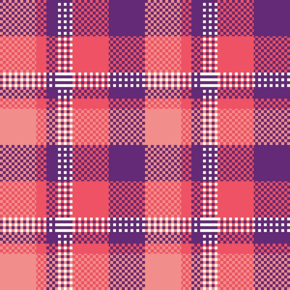 Scottish Tartan Seamless Pattern. Checkerboard Pattern Traditional Scottish Woven Fabric. Lumberjack Shirt Flannel Textile. Pattern Tile Swatch Included. vector