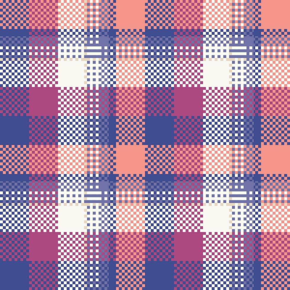 Classic Scottish Tartan Design. Scottish Tartan Seamless Pattern. Template for Design Ornament. Seamless Fabric Texture. vector