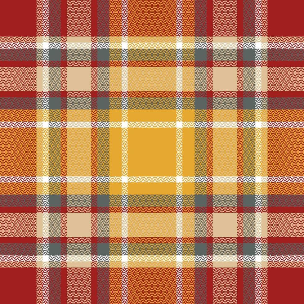 Tartan Pattern Seamless. Traditional Scottish Checkered Background. Traditional Scottish Woven Fabric. Lumberjack Shirt Flannel Textile. Pattern Tile Swatch Included. vector