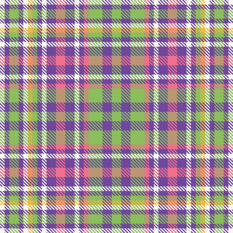 Plaid Patterns Seamless. Classic Plaid Tartan Traditional Scottish Woven Fabric. Lumberjack Shirt Flannel Textile. Pattern Tile Swatch Included. vector