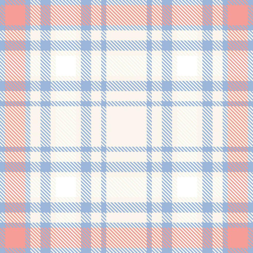 Tartan Plaid Seamless Pattern. Checker Pattern. Template for Design Ornament. Seamless Fabric Texture. Vector Illustration