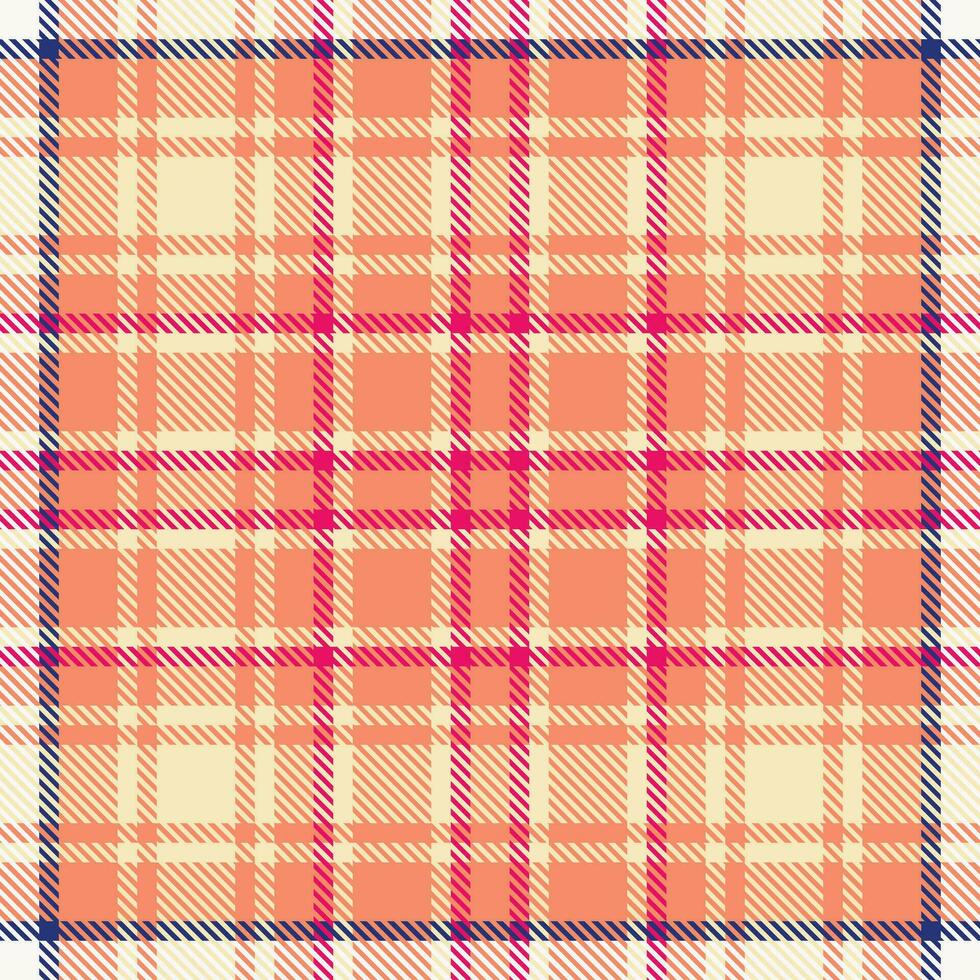 Plaid Pattern Seamless. Classic Scottish Tartan Design. Traditional Scottish Woven Fabric. Lumberjack Shirt Flannel Textile. Pattern Tile Swatch Included. vector