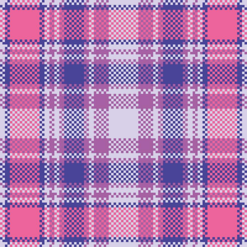 Plaid Pattern Seamless. Gingham Patterns Traditional Scottish Woven Fabric. Lumberjack Shirt Flannel Textile. Pattern Tile Swatch Included. vector