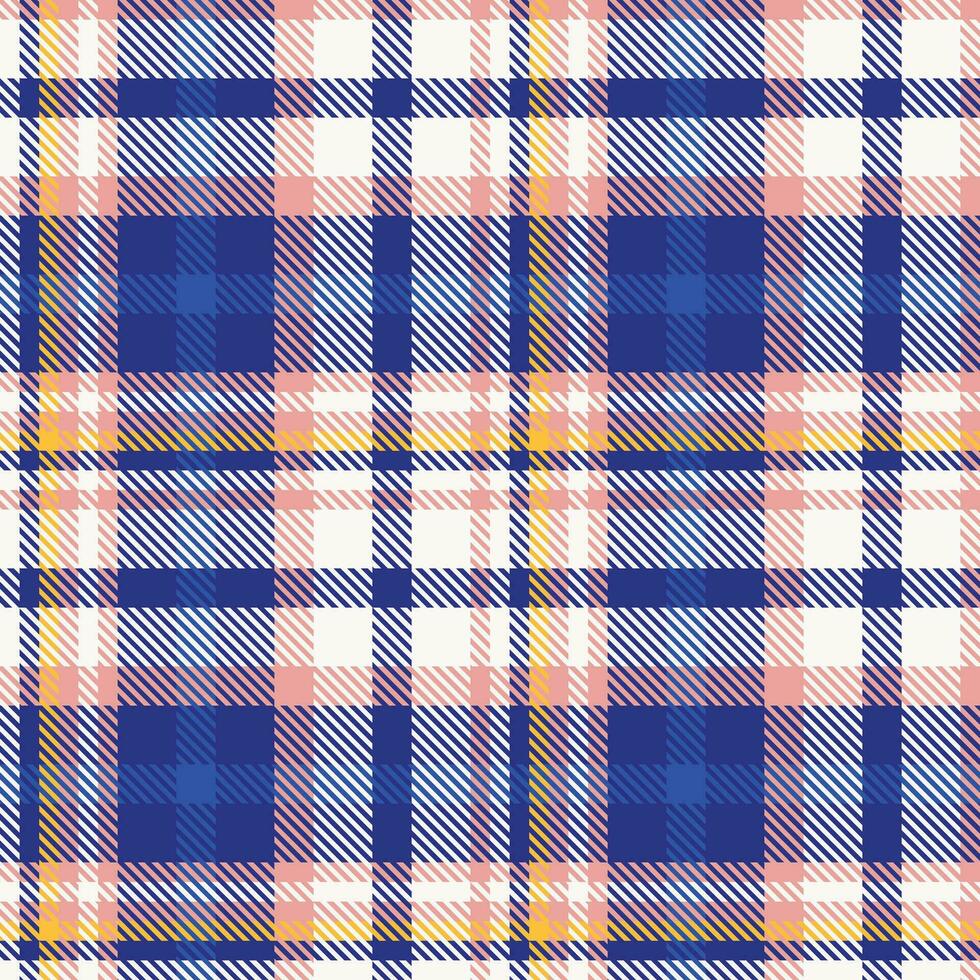 Scottish Tartan Plaid Seamless Pattern, Checkerboard Pattern. Traditional Scottish Woven Fabric. Lumberjack Shirt Flannel Textile. Pattern Tile Swatch Included. vector