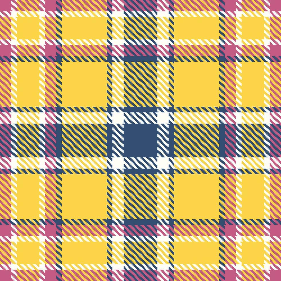 Tartan Plaid Pattern Seamless. Classic Scottish Tartan Design. Template for Design Ornament. Seamless Fabric Texture. Vector Illustration