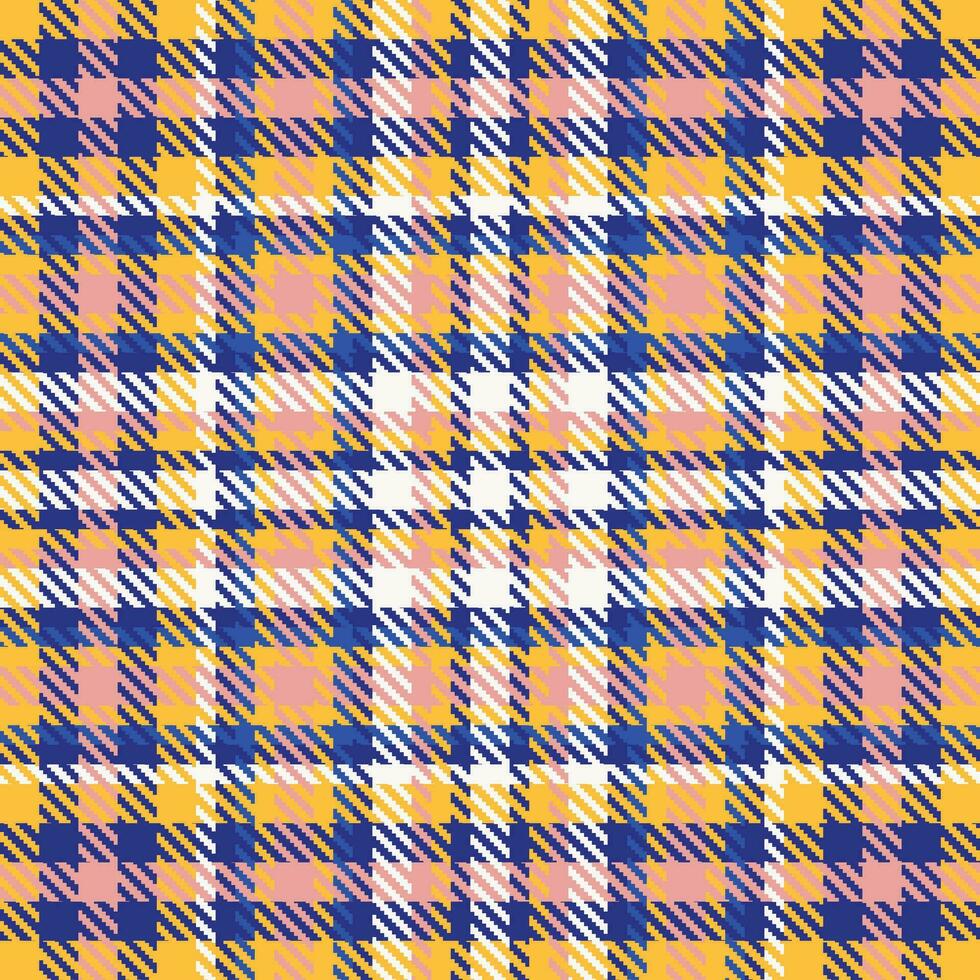 Scottish Tartan Plaid Seamless Pattern, Checkerboard Pattern. Traditional Scottish Woven Fabric. Lumberjack Shirt Flannel Textile. Pattern Tile Swatch Included. vector