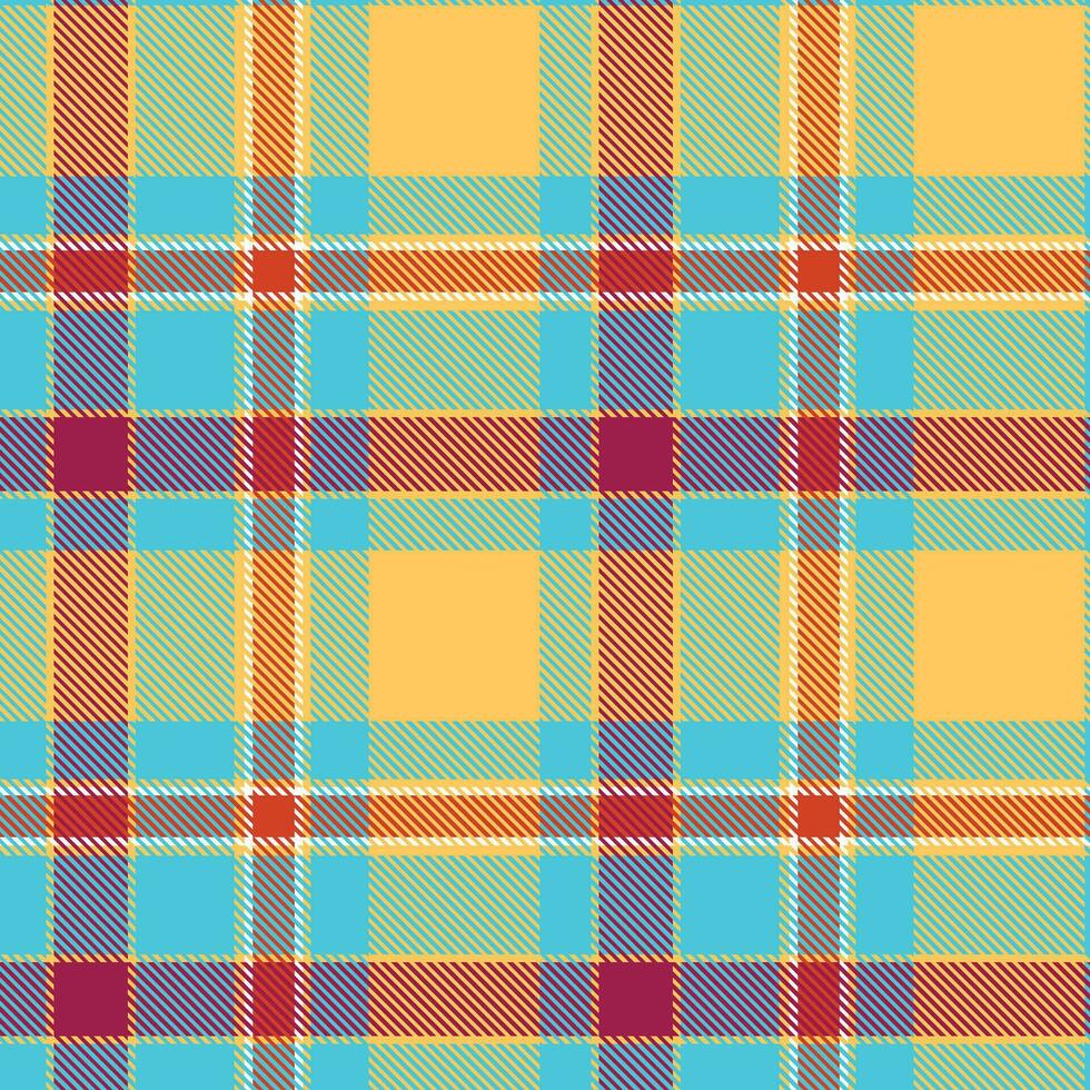 Tartan Plaid Vector Seamless Pattern. Traditional Scottish Checkered Background. Traditional Scottish Woven Fabric. Lumberjack Shirt Flannel Textile. Pattern Tile Swatch Included.