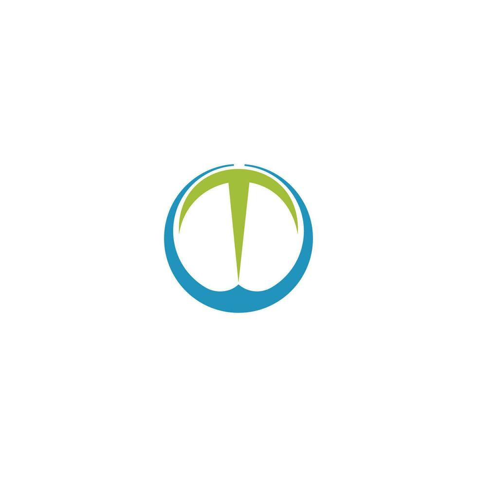 Initial letter wt  logo or tw logo vector design template