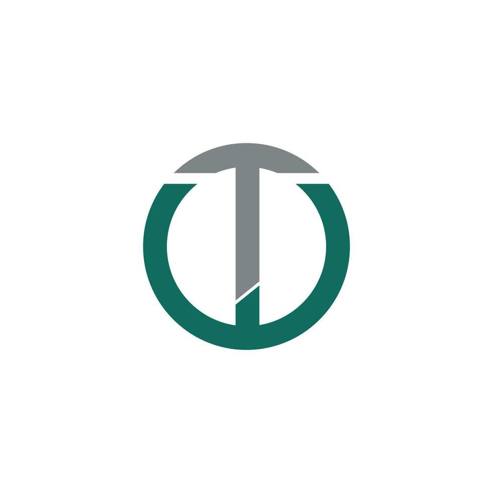 Initial letter wt  logo or tw logo vector design template