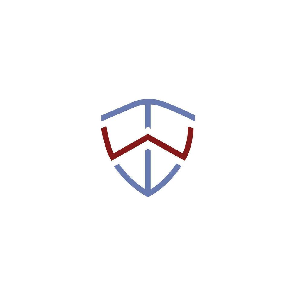 Initial letter wt  logo or tw logo vector design template