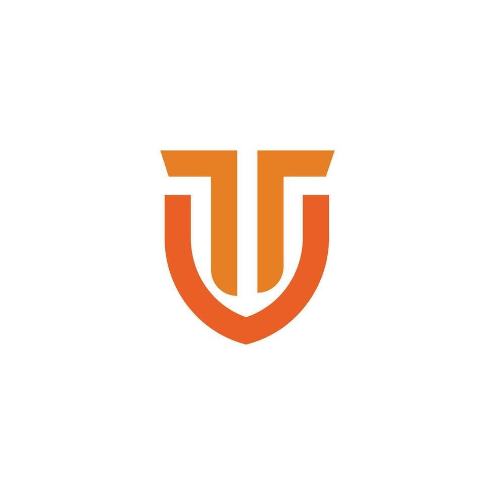 Initial letter wt  logo or tw logo vector design template