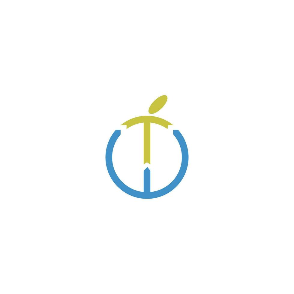 Initial letter wt  logo or tw logo vector design template