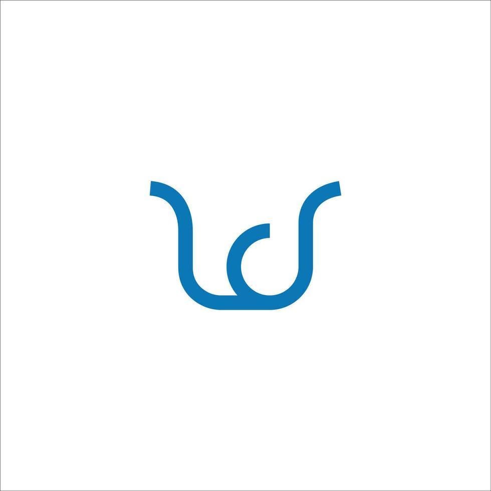 Initial letter ws logo or sw logo vector design template