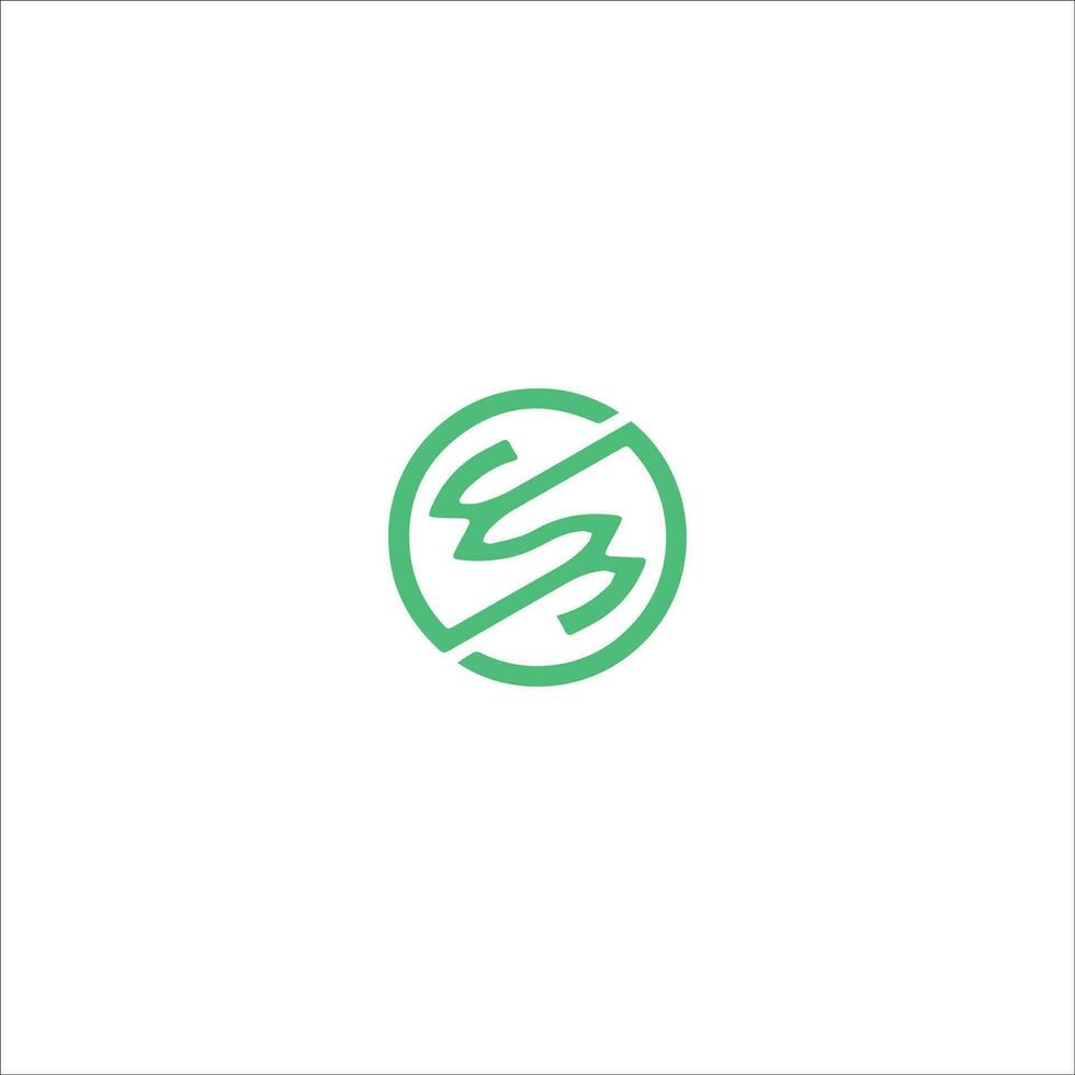 Initial letter ws logo or sw logo vector design template