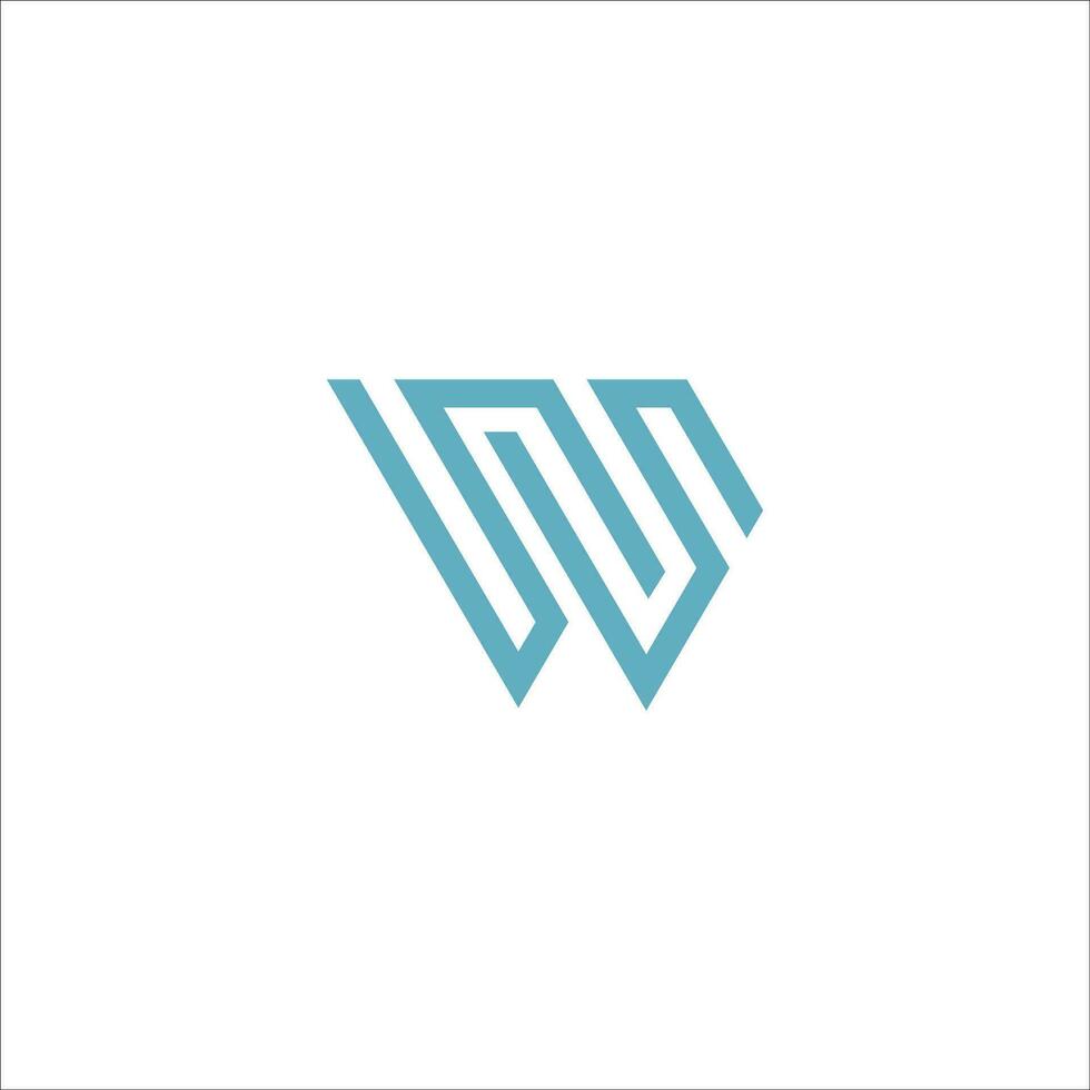 Initial letter ws logo or sw logo vector design template