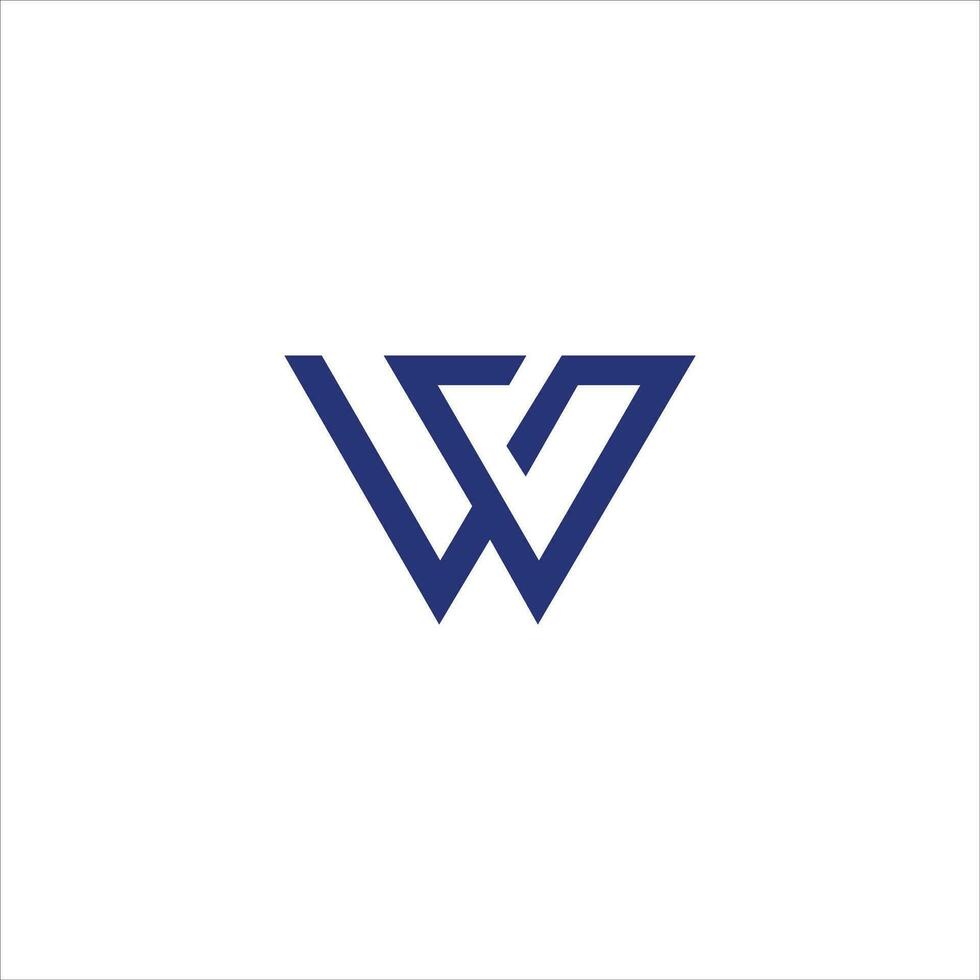 inicial letra wg logo o gw logo vector diseño modelo