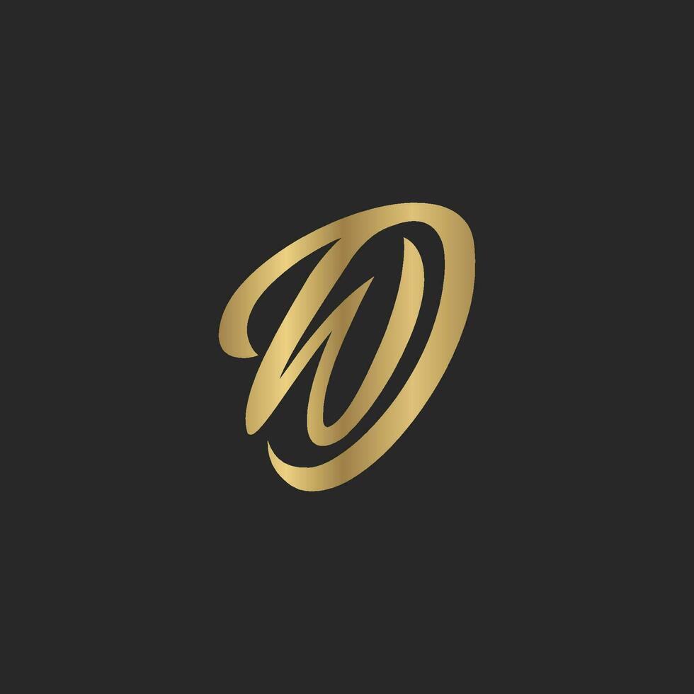 Alphabet Initials logo DW, WD, D and W 36767850 Vector Art at Vecteezy