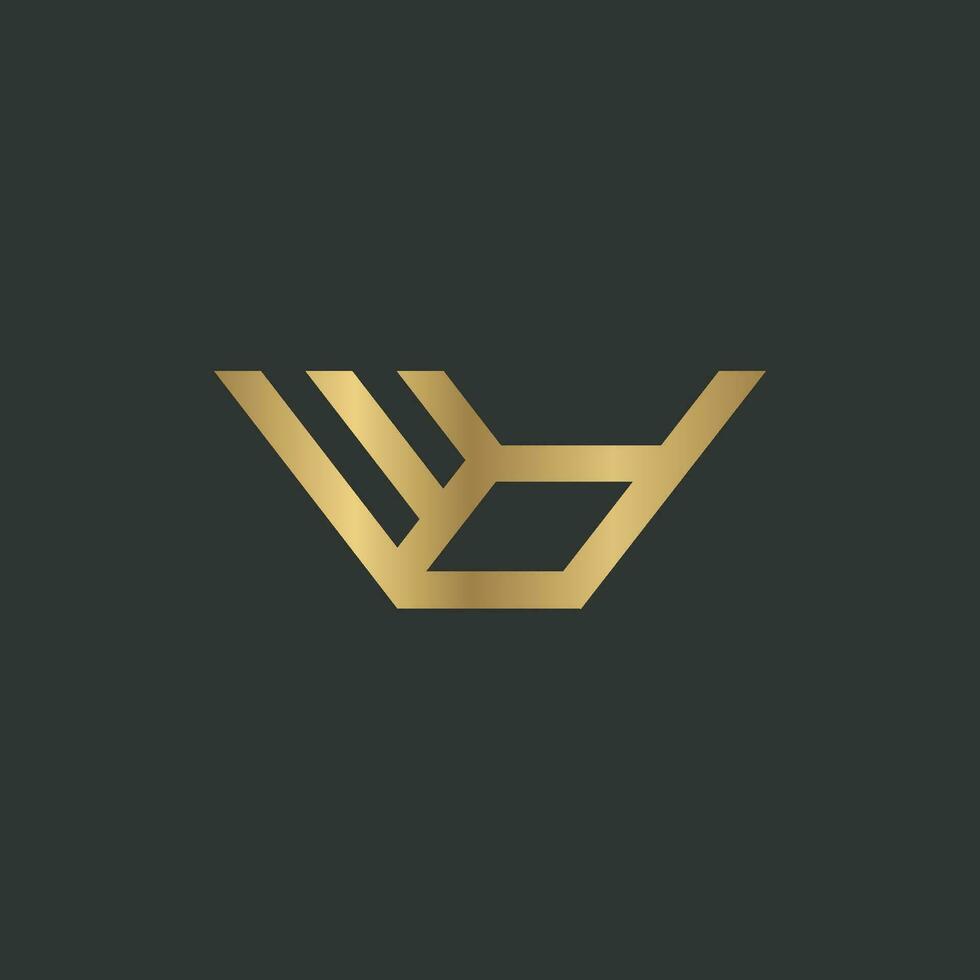 Alphabet Initials logo DW, WD, D and W 36767900 Vector Art at Vecteezy