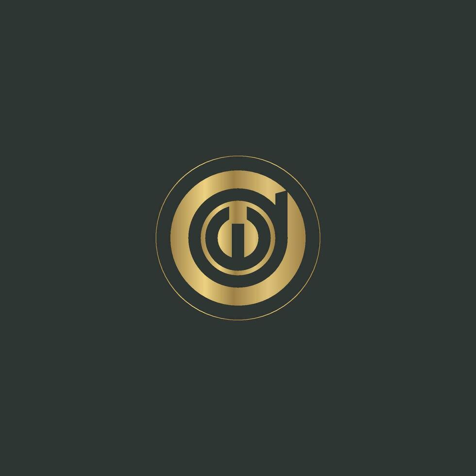 Alphabet Initials logo DW, WD, D and W vector