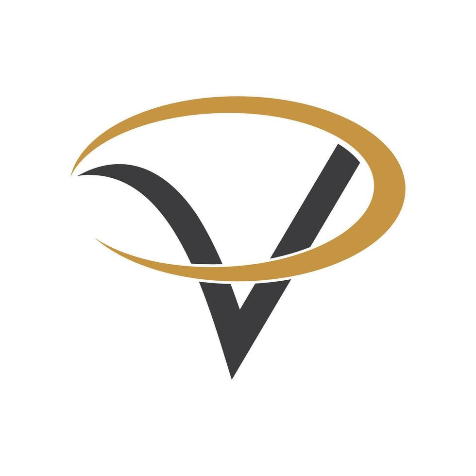 Initial letter vp logo or pv logo vector design template